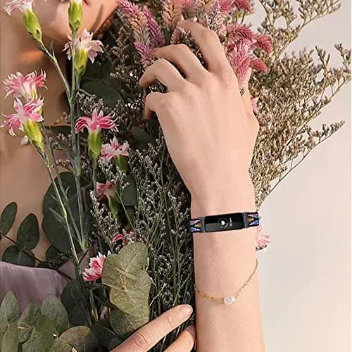 DKGKOO 3-Pack Elastic Nylon Bands for Fitbit Inspire 2 / HR / Inspire / Ace 2 | Breathable, Adjustable, Lightweight thumbnail 6