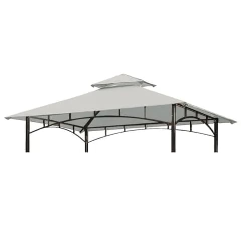 Wonwon Grill Gazebo Replacement Canopy Top 5x8 ft | Double Layer Ventilated Cover for Model L-GG001PST-F thumbnail 1