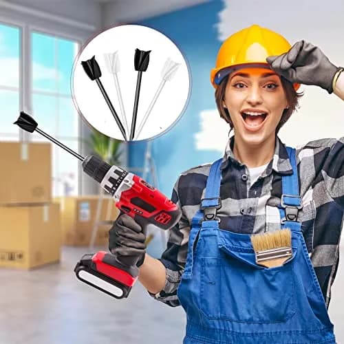 Riomh 4 Pcs Resin Mixer Paddles for Drill | Spiral Four-Blade Design for Small Batches thumbnail 7
