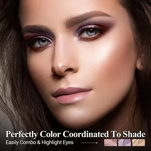 LUXAZA Cream Eyeshadow Stick Set Olive Plum Mauve 3 Pcs | Waterproof & Blendable thumbnail 7