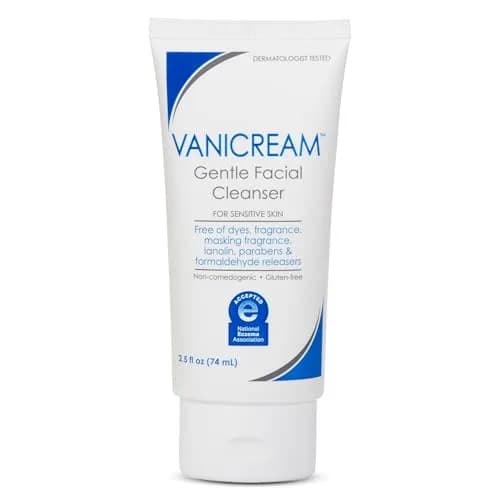 Vanicream Gentle Facial Cleaner 74ml (2.5 Fl Oz) | Dermatologist Recommended for Sensitive Skin thumbnail 1