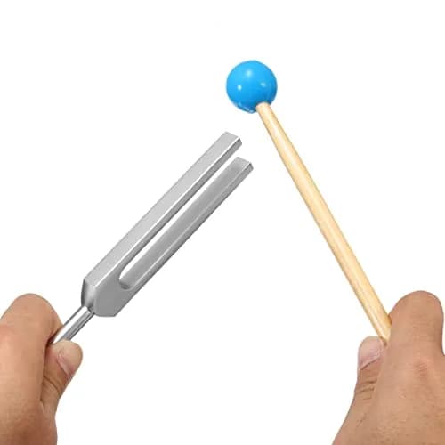 Bysameyee 528 Hz Tuning Fork with Mallet & Pouch | Sound Healing & Musical Instrument Tuning thumbnail 10