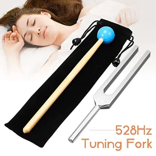 Bysameyee 528 Hz Tuning Fork with Mallet & Pouch | Sound Healing & Musical Instrument Tuning thumbnail 9