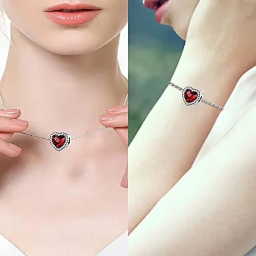 MICOO 925 Sterling Silver Heart Charm Bead | Cubic Zirconia Fit Pandora & European Bracelets thumbnail 3