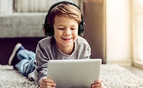 eKids Jurassic World Bluetooth Headphones for Kids, Wireless Over-Ear Headphones with Microphone | Kid-Friendly Stereo Sound thumbnail 2
