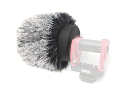 YH&YX Fur Windscreen Wind Shield for Rode VideoMic GO II 2 VMGOII | Deadcat Microphone Cover thumbnail 1
