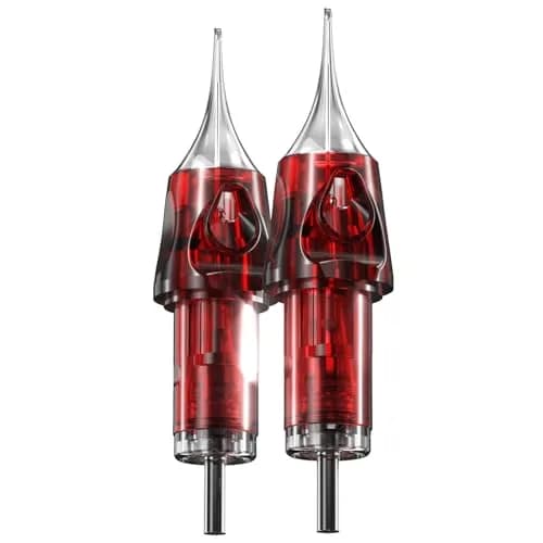 CNC 5RS Tattoo Needles Cartridge 20Pcs #12 Standard Round Shader Disposable Needles | Universal Fit for Rotary Machines thumbnail 1