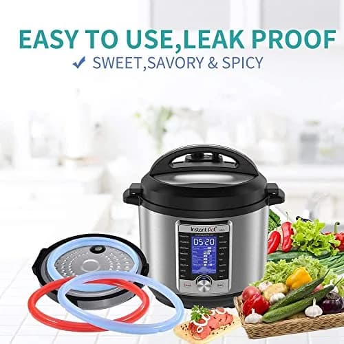 ZoneFly Silicone Sealing Ring for 3 Qt Instant Pot - 2 Pack | Fits Duo, Mini, Lux, Ultra Models thumbnail 4