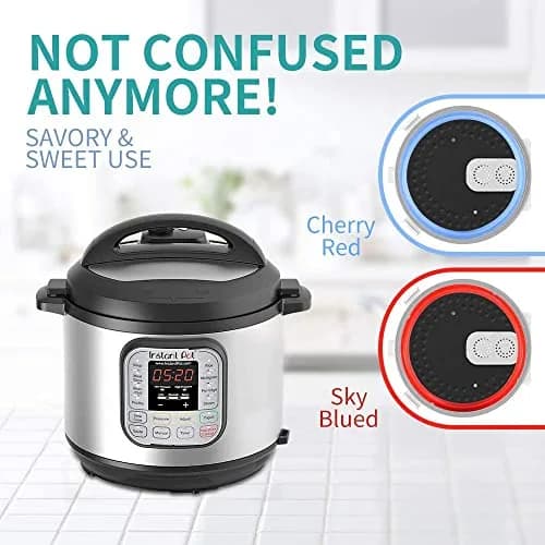ZoneFly Silicone Sealing Ring for 3 Qt Instant Pot - 2 Pack | Fits Duo, Mini, Lux, Ultra Models thumbnail 5