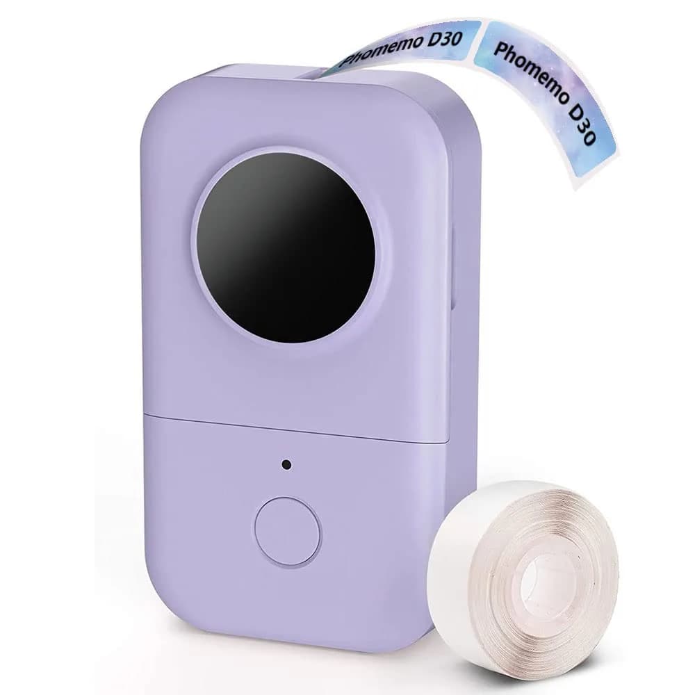 Phomemo D30 Portable Thermal Label Printer Machine with Bluetooth | 203dpi Monochrome - main product image