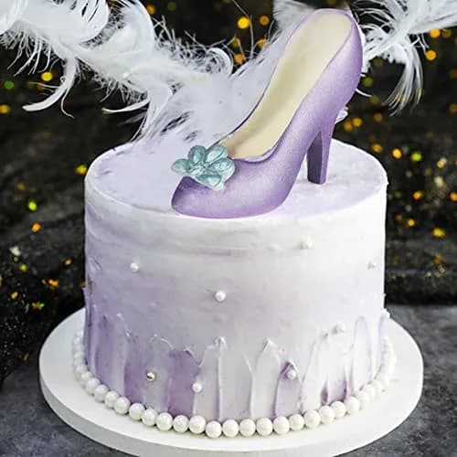 TUKE High Heel Shoe Chocolate Mold | 2 Cavities, 17.3cm (6.8 inch) | Professional Polycarbonate Candy Making thumbnail 7
