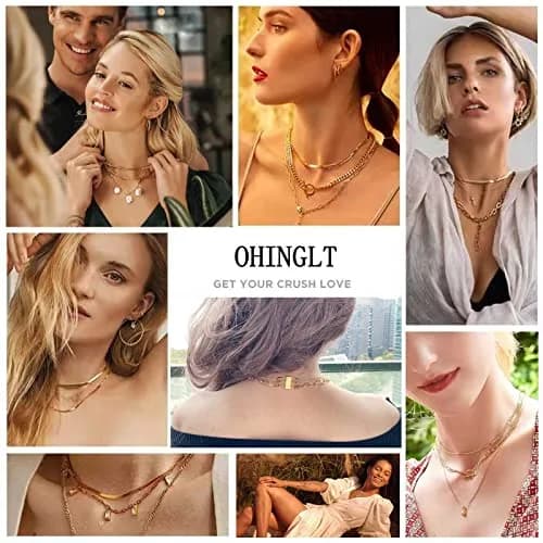 OHINGLT Magnetic Necklace Layering Clasps 2-Pack (0.59 in & 0.79 in) | Easy Slide Lock Connector for Multi-Strand Chains thumbnail 5