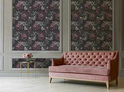A.S. Création PintWalls Floral Wallpaper 10.05 x 0.53 m | Pink Grey Black Roses in Germany thumbnail 5