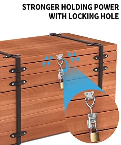 Vicuna R 4003 Toggle Latch Clamp 4-Pack, Heavy Duty Zinc-Plated Metal with Red Handle | 1320 Lbs Holding Capacity thumbnail 6