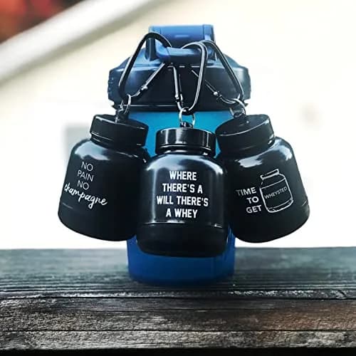ONMYWHEY Protein Powder & Supplement Funnel Keychain 75ml (2.5 Fl Oz) | Portable To-Go Container for Gym & Travel thumbnail 4