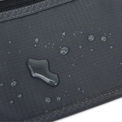 DAITET RFID Blocking Money Belt Slim Fanny Pack with Adjustable Strap | 29cm (11.2") x 14cm (5.5") thumbnail 7