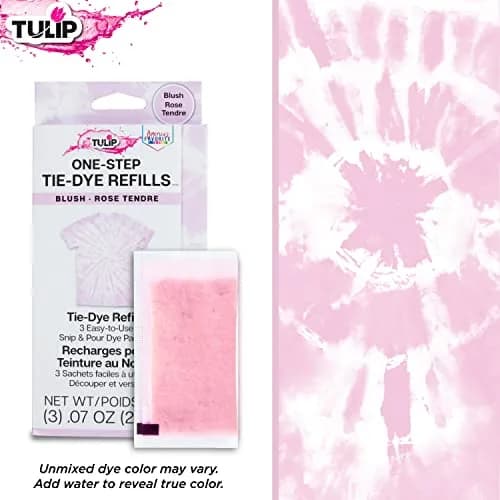 TULIP One-Step Tie-Dye Kit , 3 Fabric Dye Refill Packs, Blush | Eco-Friendly, 4 oz. dye, vibrant colors, safe for natural fibers thumbnail 4