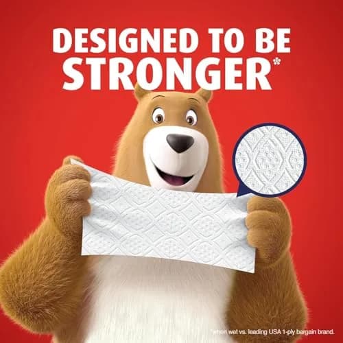 Charmin Ultra Strong Clean Touch Toilet Paper 24 Family Mega Rolls (6600 Sheets) | 4X Stronger When Wet thumbnail 3