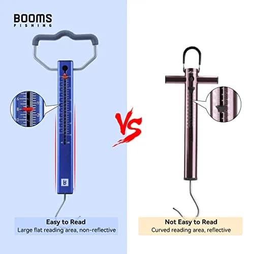 Booms Fishing TS2 Aluminum Tube Fish Scale 11.3 kg (25 lbs) | Easy Read Spring Scale for Luggage & Fish thumbnail 2