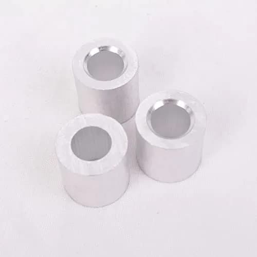 HIGOOD Wire Rope Stop Sleeve 5/16" Aluminum Alloy | Heavy-Duty Aluminum Crimp Sleeve for Wire Rope (PK 25) thumbnail 3