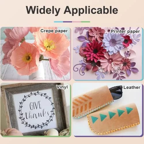 HTVRONT Cutting Mats 12"x12" (30.5x30.5cm) - 5 Pcs Variety Pack with Scraper | Compatible with Cricut Maker/Explore Machines thumbnail 2