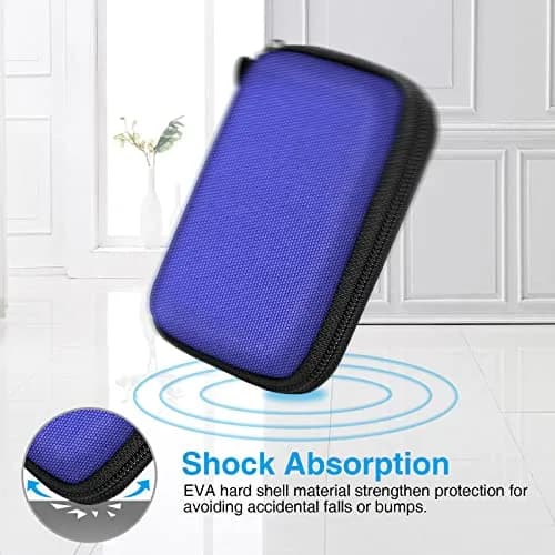 MEDMAX Hard Shell Protective Case for Freestyle Libre 3 2 | Shockproof & Lightweight (Blue) thumbnail 4