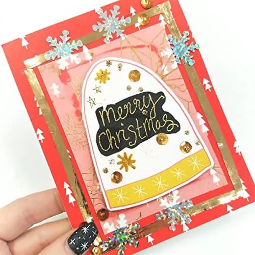 CYFUN DESIGN Heated Foil Pen and Glimmer Foil Roll Set | 2.5mm Bold Tip, USB Powered, for Card Making & Scrapbooking thumbnail 6