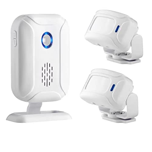 HENDUN Motion Sensor Door Bell Chime 1 Receiver & 2 Transmitters | Welcome Guests, Deter Thieves, Monitor Patients thumbnail 1