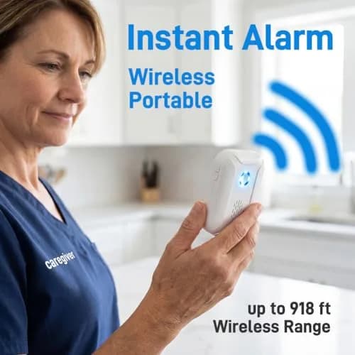 HENDUN Motion Sensor Door Bell Chime 1 Receiver & 2 Transmitters | Welcome Guests, Deter Thieves, Monitor Patients thumbnail 5