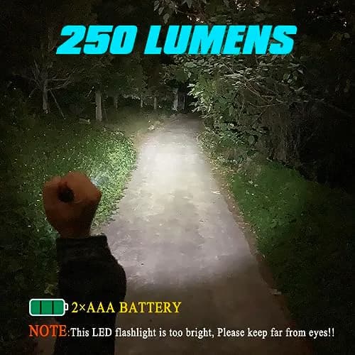 Ansyper CC Pen Light Flashlight 5.2 inch (13.2 cm) | 250 Lumens Tactical LED Torch thumbnail 7