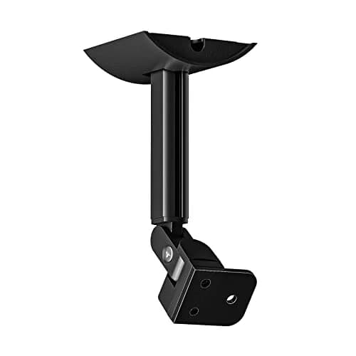 Aiweiwa Speaker Wall Mount for Samsung SWA-9500S/ZA Rear Speakers | Tilt Swivel Adjustable Metal Bracket (Black) thumbnail 1