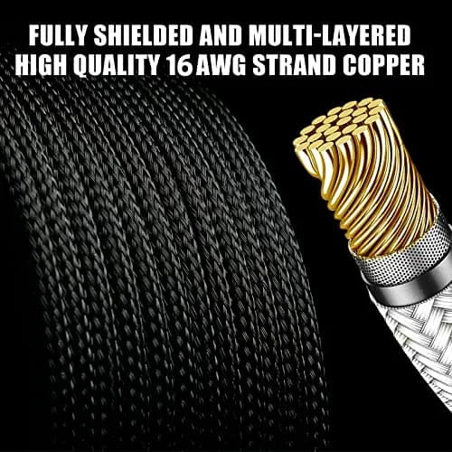 ABNO1 PSU Cable Extension Kit 30cm (11.8in) | Black/White Sleeved Braided PC Power Cables thumbnail 5