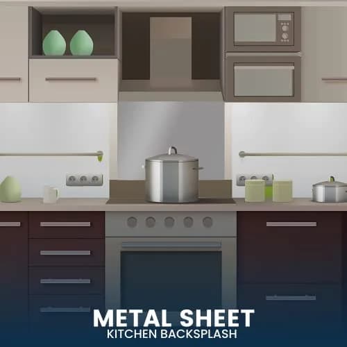 CalPalmy 24" x 30" Reversible Stainless Steel Backsplash Panel | Ultra Flat & Flushed for Stovetops thumbnail 8