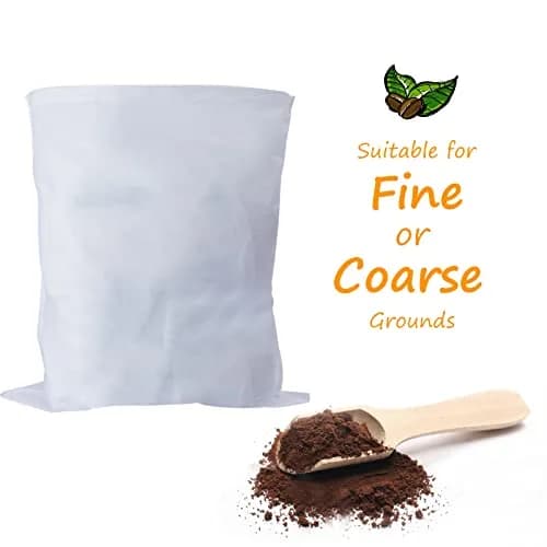 Vonluxin 50 Pack Cold Brew Coffee Filters 20" x 20" | Compatible with 5 Gallon Brewers thumbnail 5