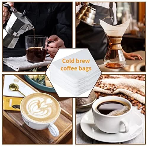 Vonluxin 50 Pack Cold Brew Coffee Filters 20" x 20" | Compatible with 5 Gallon Brewers thumbnail 7