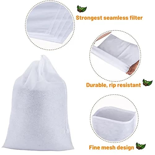 Vonluxin 50 Pack Cold Brew Coffee Filters 20" x 20" | Compatible with 5 Gallon Brewers thumbnail 3