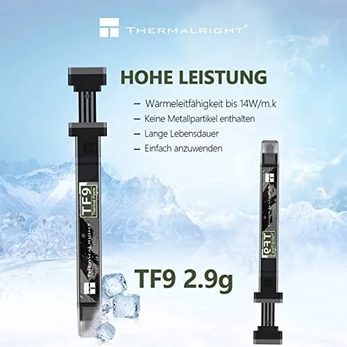 Thermalright TF9 Thermal Paste 2.9g (0.1 oz) | 14W/m.k High Conductivity Heat Sink Compound thumbnail 2