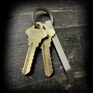 Gear Spool The Mighty Bar Heavy Duty Keychain Prybar 0.27 x 0.27 x 2.9 inches | Stainless Steel Mini Multitool thumbnail 8