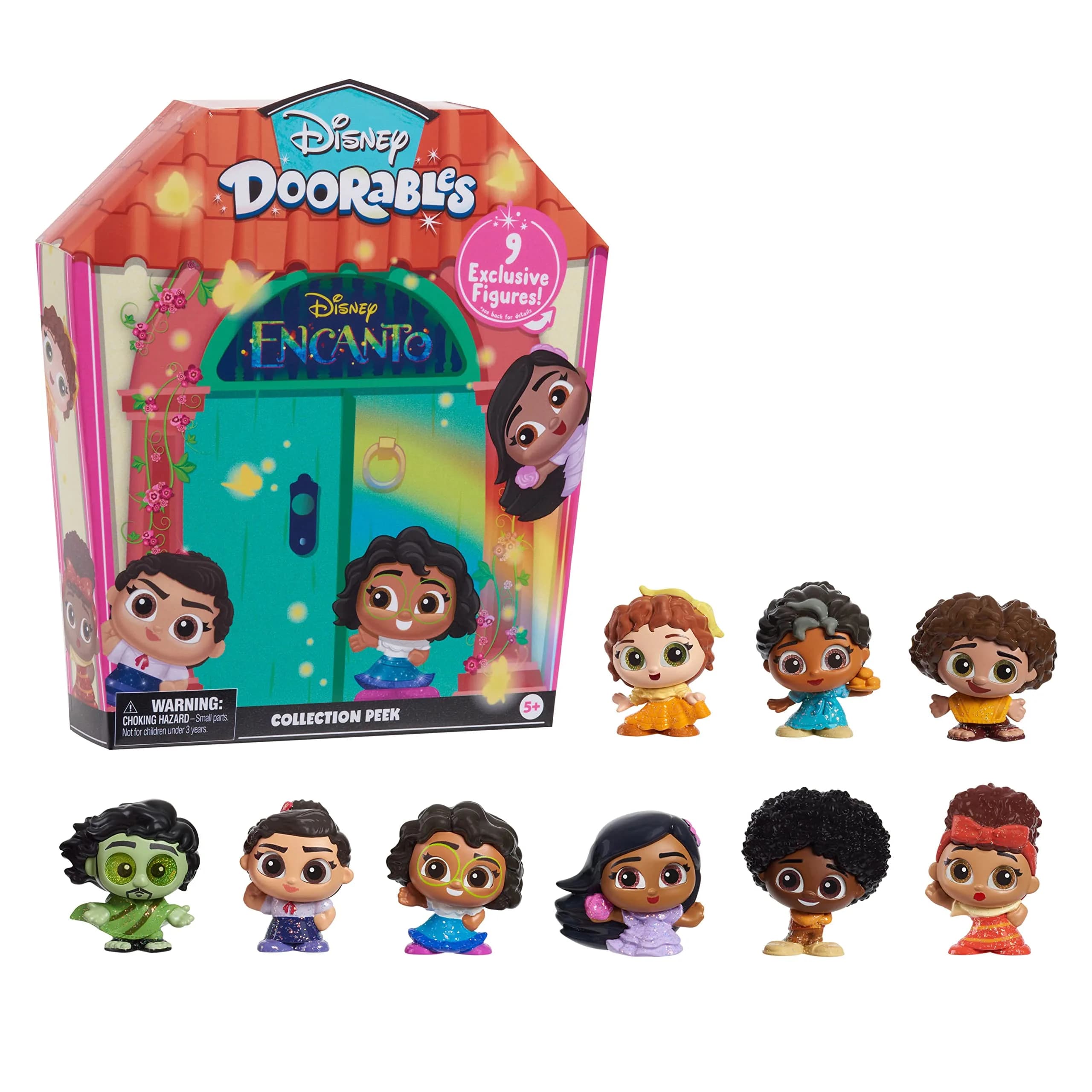 Disney Doorables Encanto Collection Peek 9 Figurines | Just Play Toys for Ages 5+ - main product image