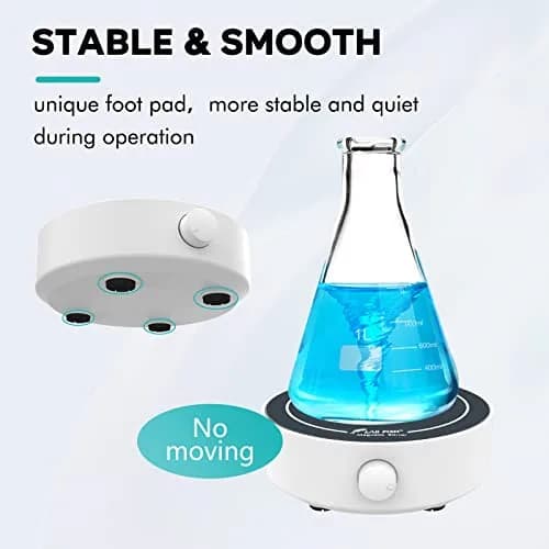 LAB FISH MS3 Magnetic Stirrer Mixer Stir Plate | 3L Capacity, 1800rpm, Compact & Durable thumbnail 5