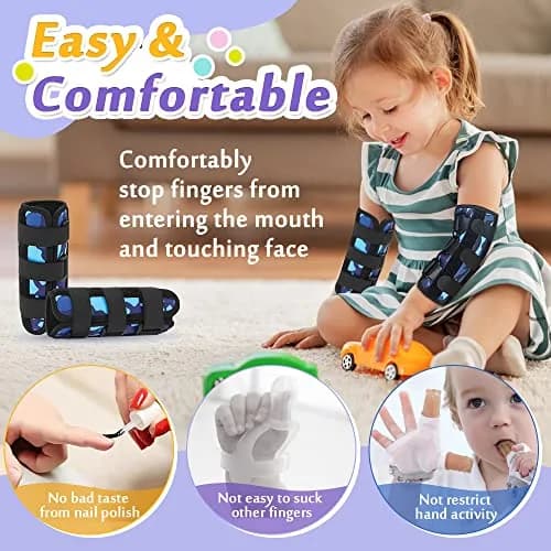Mybow Thumb Sucking Stop for Kids Elbow Brace (2 PCS) | Prevents Thumb Sucking & Nail Biting thumbnail 5