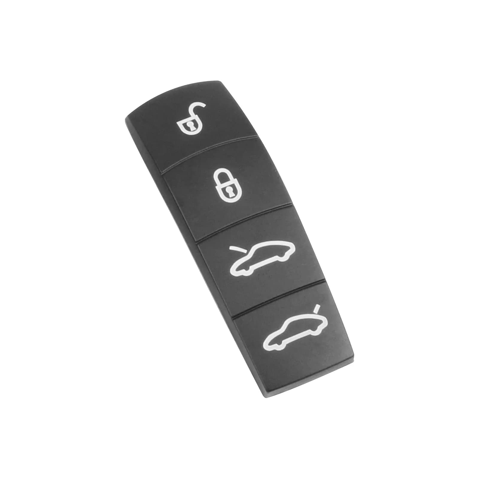 Jaronx Keyless Entry Remote Key Button Cover for Porsche Cayenne/Macan | Black Rubber Protector — Black