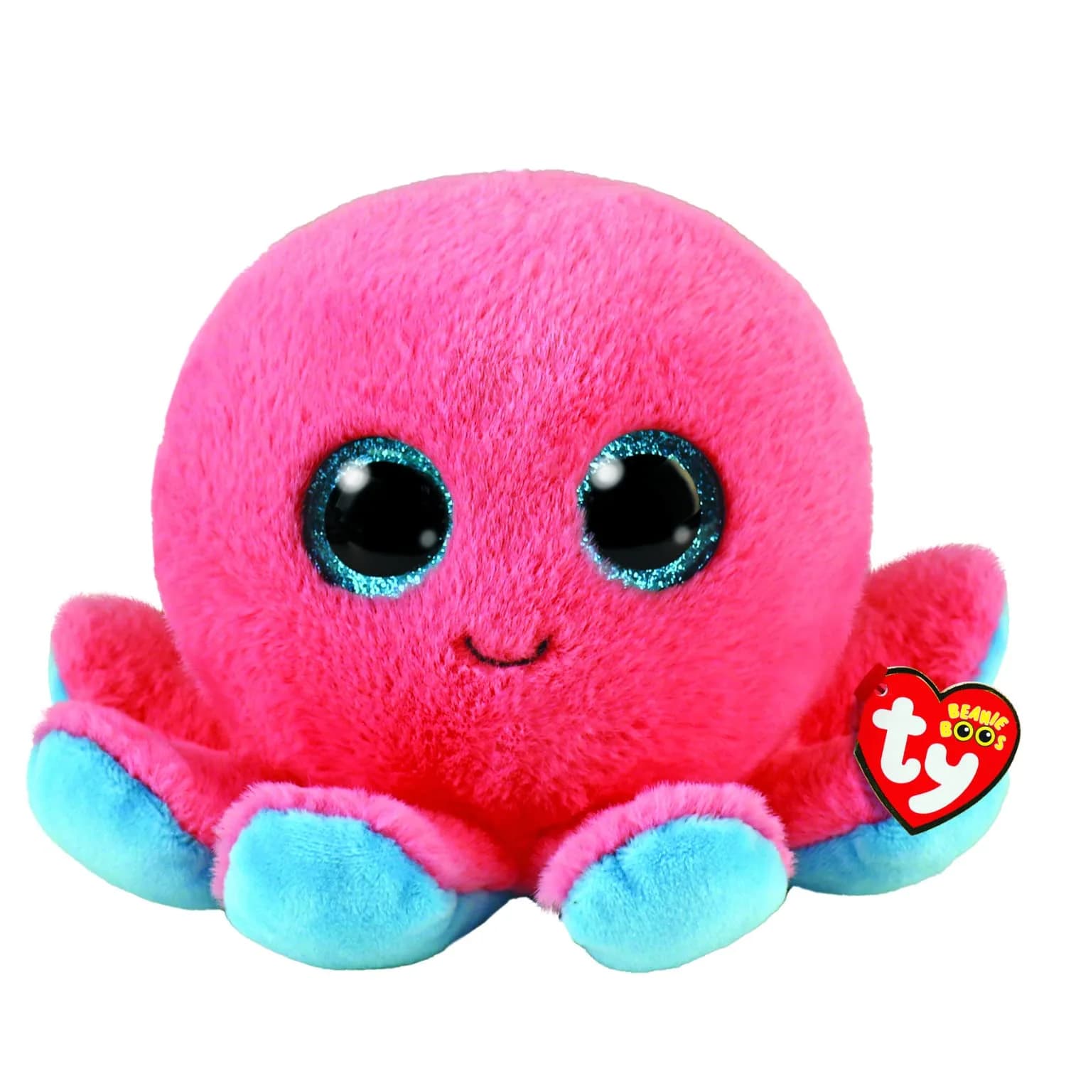 Ty Sheldon Coral Octopus Plush Toy 15cm (6 Inch) | ASTM-Tested for Kids - main product image
