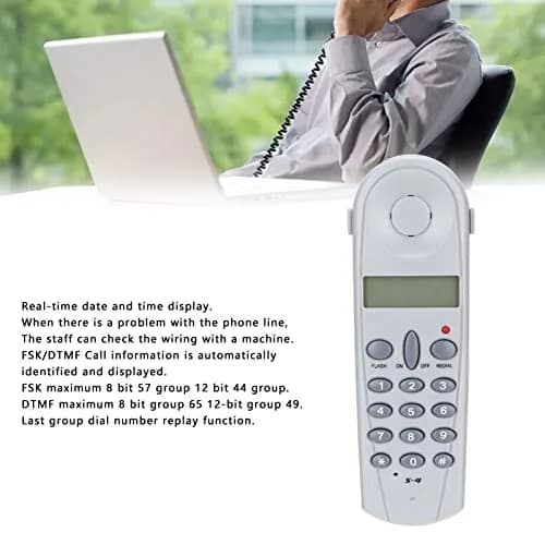 Acogedor Telephone Butt Test Tester S-4 | Phone Line Detection & Replay, Real Time Date & Time Display thumbnail 4