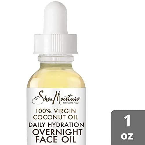Shea Moisture Coconut Oil for Face - Daily Hydration Overnight Face Oil 200ml (6.76 Fl Oz) | Natural Skin Care for Dry Skin thumbnail 3