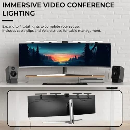 HumanCentric Add-On Video Conference Light - Existing Kit Required, 1 Unit | Expands to Quad Light Setup thumbnail 7