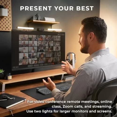 HumanCentric Add-On Video Conference Light - Existing Kit Required, 1 Unit | Expands to Quad Light Setup thumbnail 2