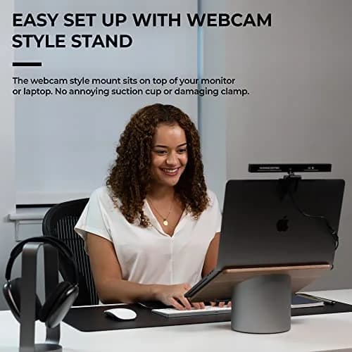 HumanCentric Video Conference Lighting Single Kit | Monitor Light for Zoom Calls, Streaming, Online Classes thumbnail 7