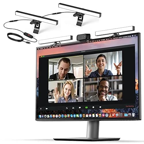 HumanCentric Video Conference Lighting Double Kit | Webcam Light for Streaming, Monitor and Laptop Light for Video Conferencing thumbnail 1