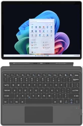 Arteck Bluetooth Keyboard for Surface Pro 10/9/8/X with Touchpad & Rechargeable Battery | Ultra-Slim Portable Wireless Type Cover thumbnail 6